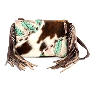 Patsy - Tricolor w/ Turquoise Feathers