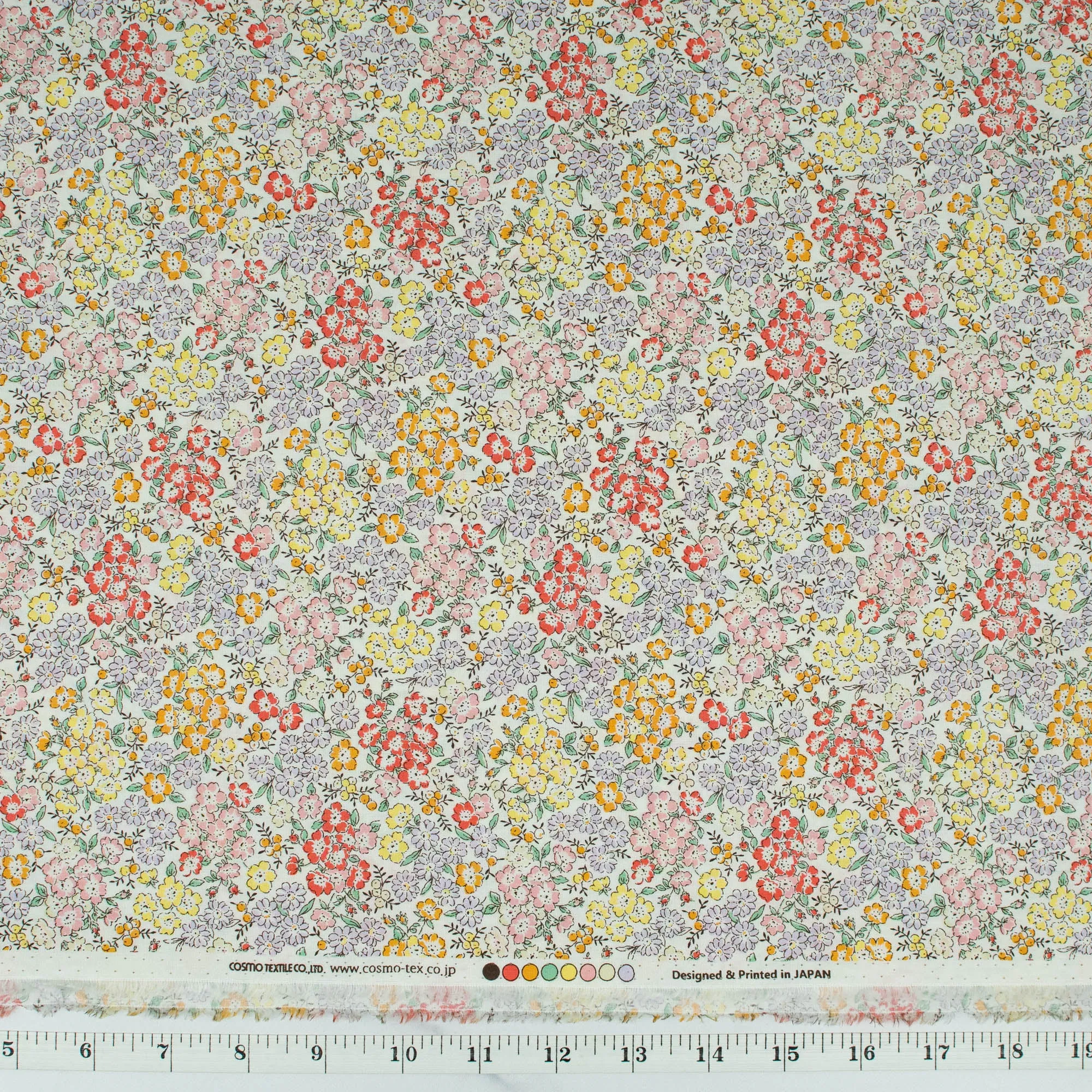 Pedicel Collection from Cosmo Textile - Tiny Floral - AP11804-2C