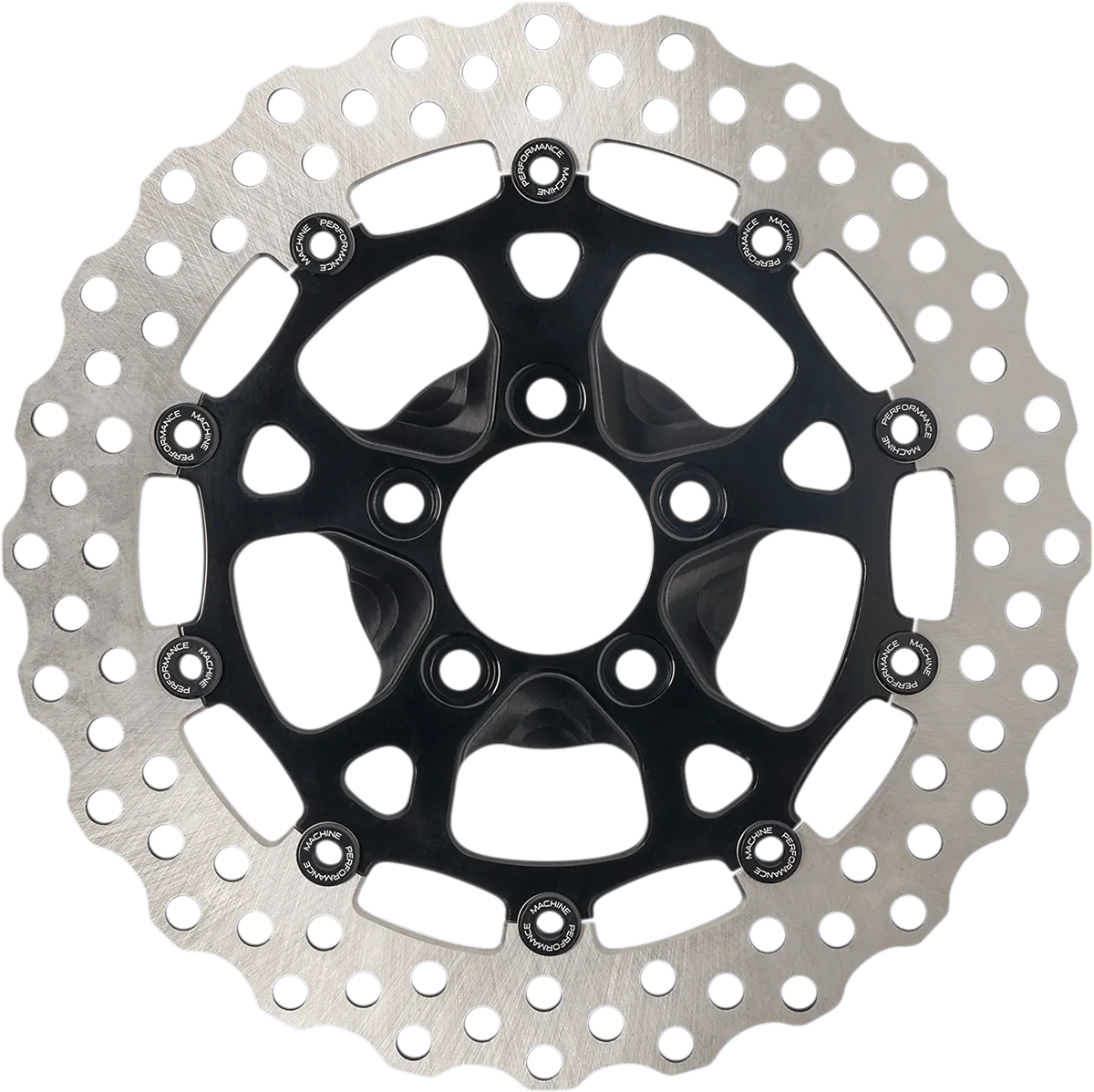 Performance Machine 0133-1807S-G Dominator 11.8in. Two-Piece Brake Rotors - Gold Ops