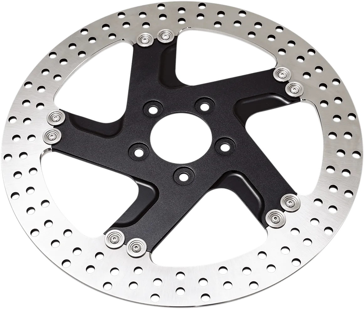 Performance Machine 01331802FACRSMB Pro-Am 11.8in. Two-Piece Brake Rotor - Black Ops