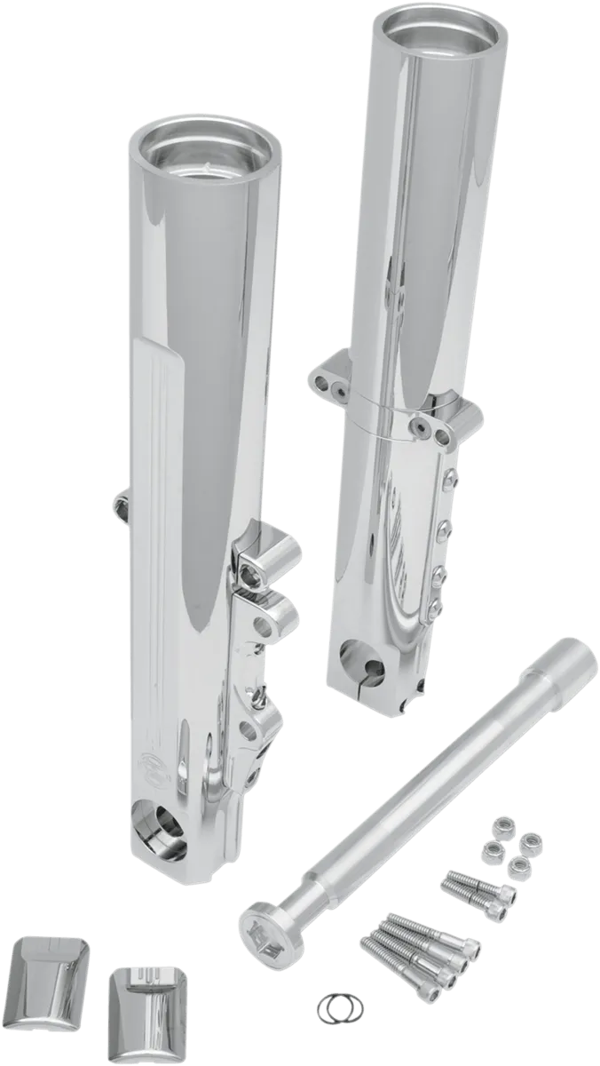 Performance Machine 0208-2096-BM Fork Leg Kit for Stock or Performance Machine Calipers - Dual Disc - Contrast Cut