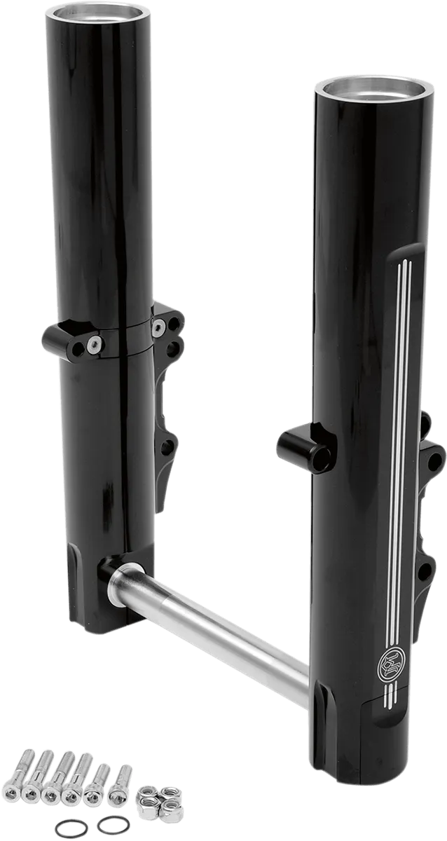 Performance Machine 0208-2096-BM Fork Leg Kit for Stock or Performance Machine Calipers - Dual Disc - Contrast Cut
