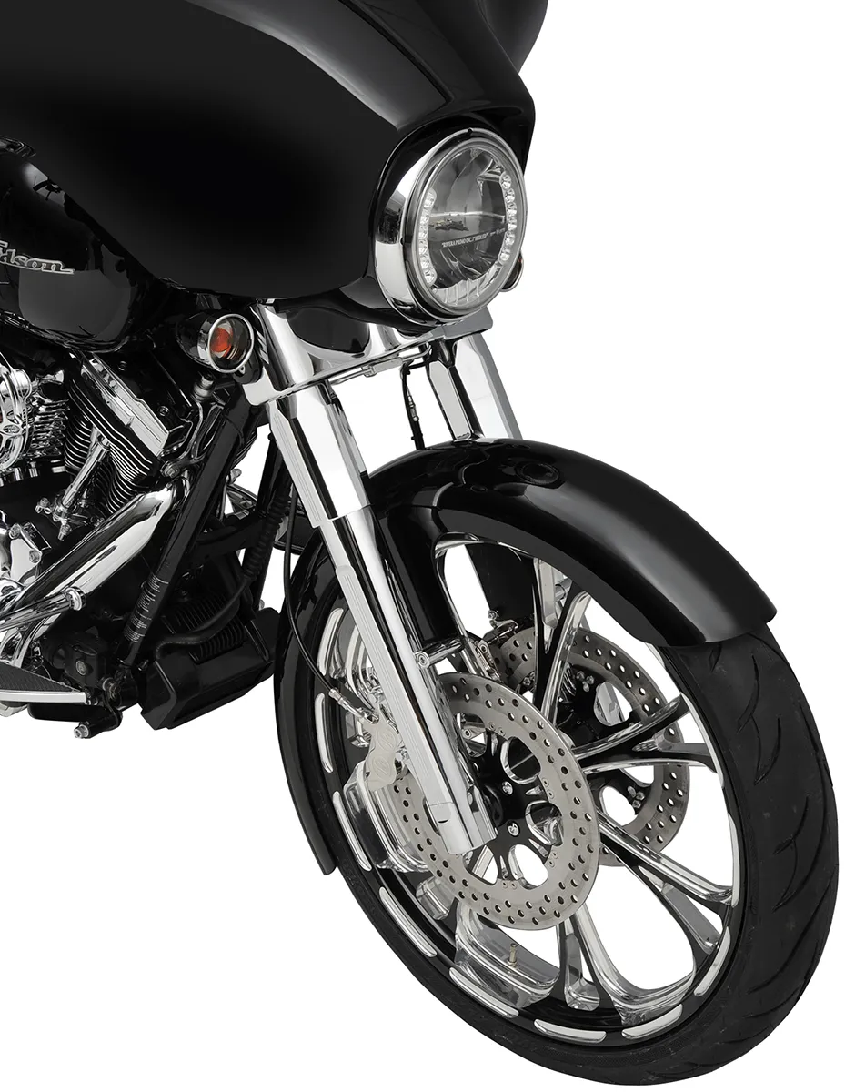 Performance Machine 0208-2096-BM Fork Leg Kit for Stock or Performance Machine Calipers - Dual Disc - Contrast Cut