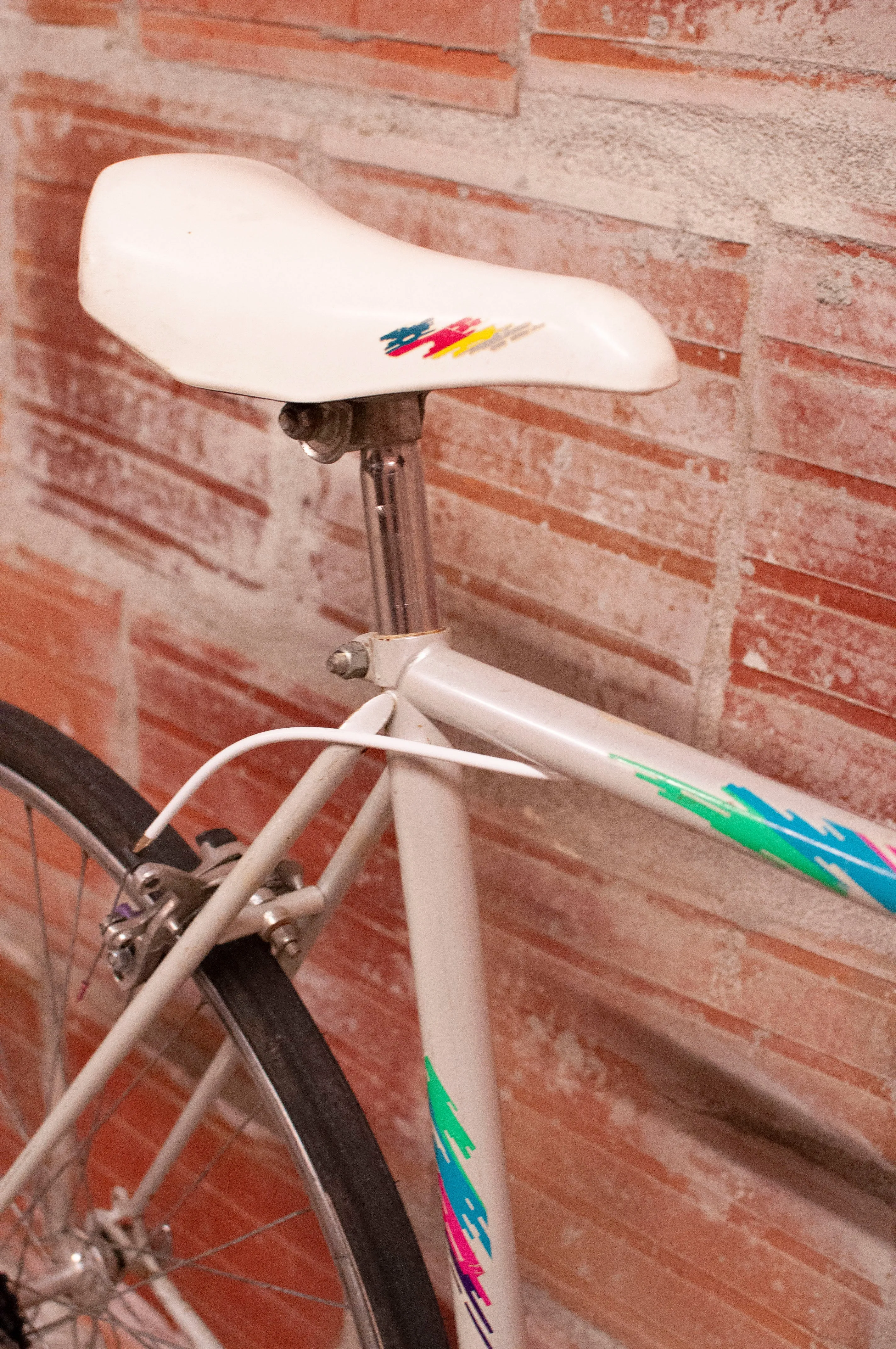 Peugeot Lautauret Vintage Road Bike, White & Purple, 53cm/Large