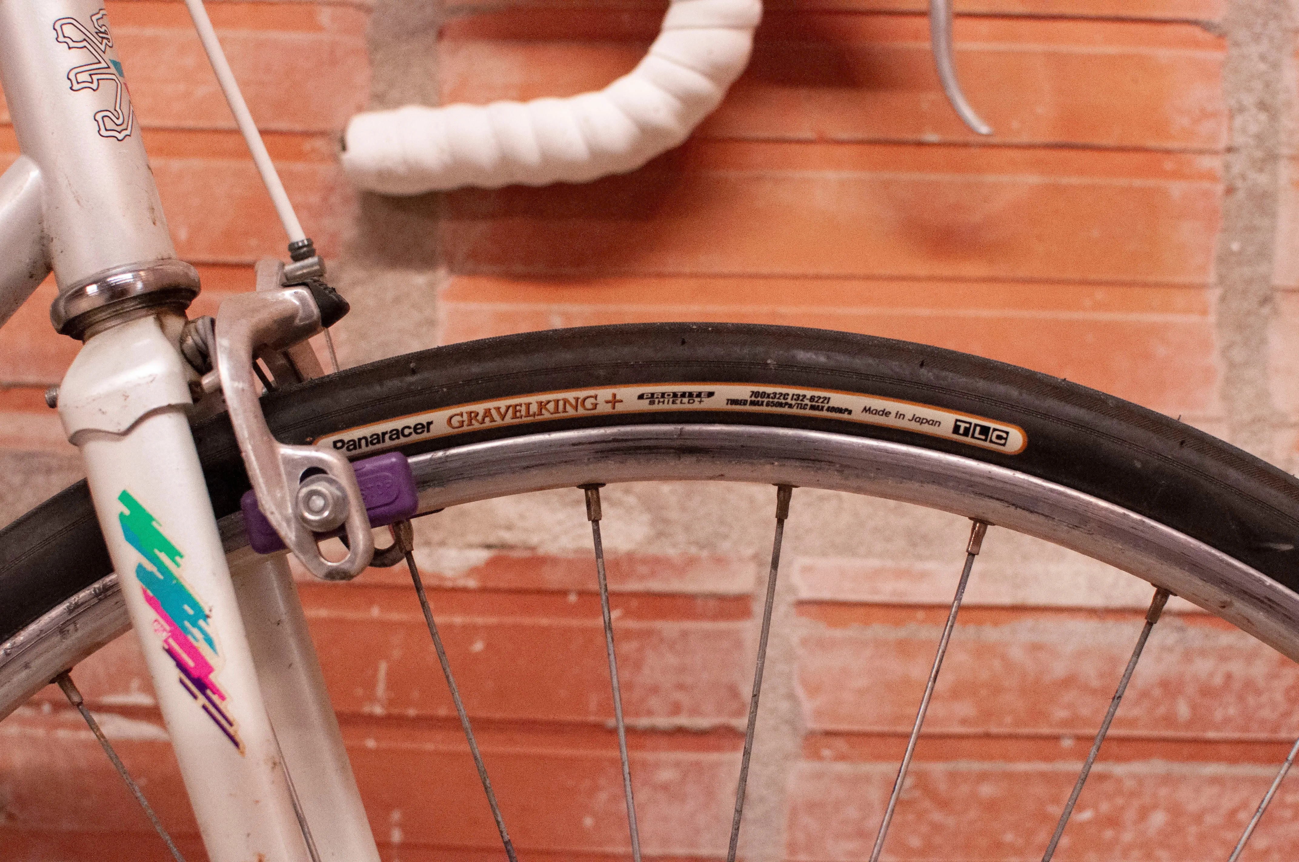 Peugeot Lautauret Vintage Road Bike, White & Purple, 53cm/Large