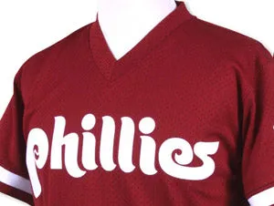 Philadelphia Phillies  Darren Daulton #10 1991 Mitchell & Ness Authentic Batting Practice Jersey