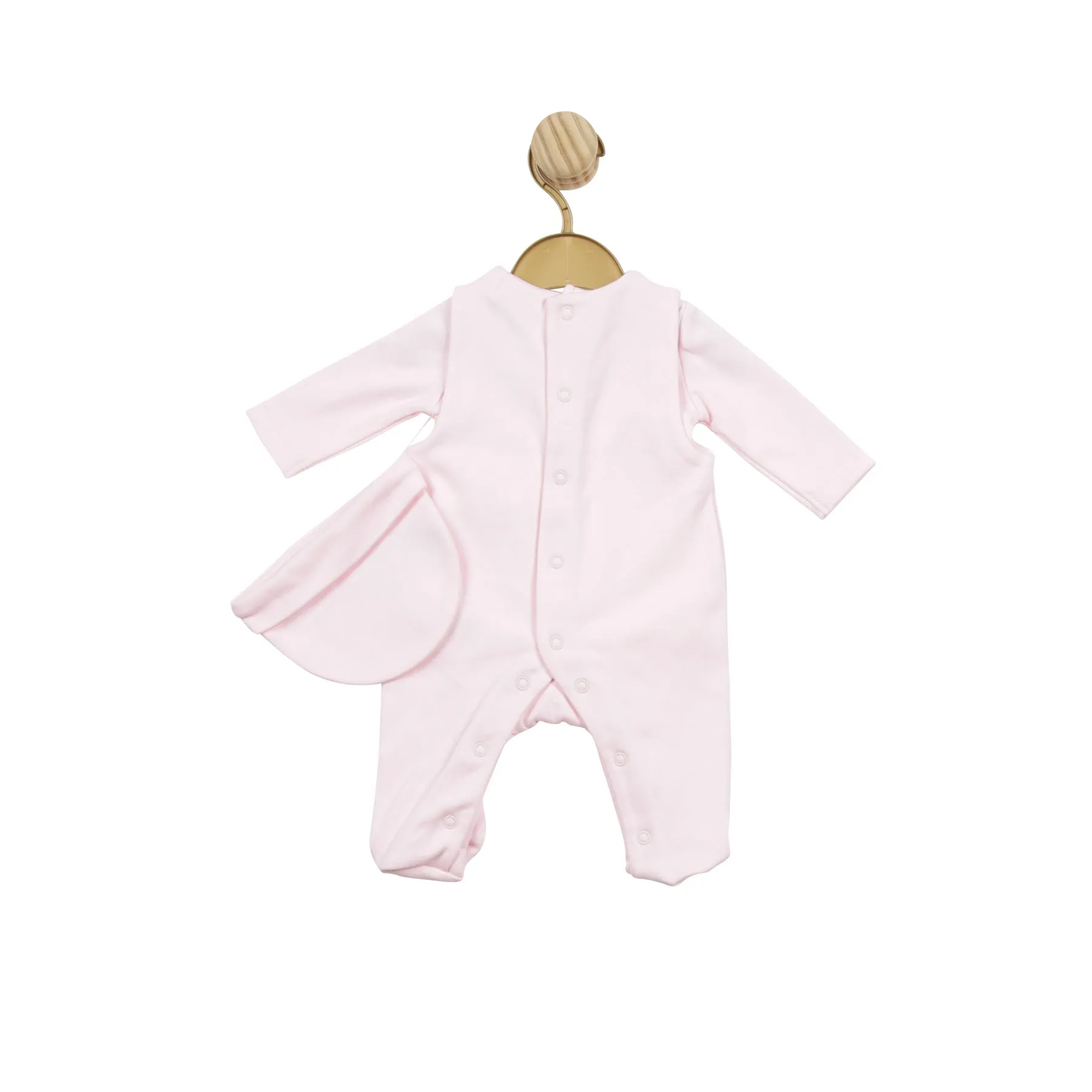 Pink Smocked Tiny Baby Body, Dungaree and Hat