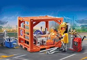 Playmobil 70774 Container manufacturing