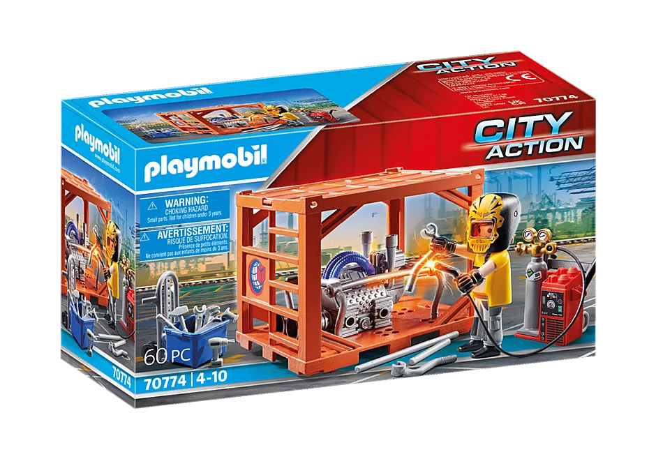 Playmobil 70774 Container manufacturing
