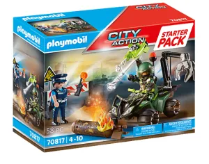 Playmobil 70817 Starter Pack Police: Hazard Training
