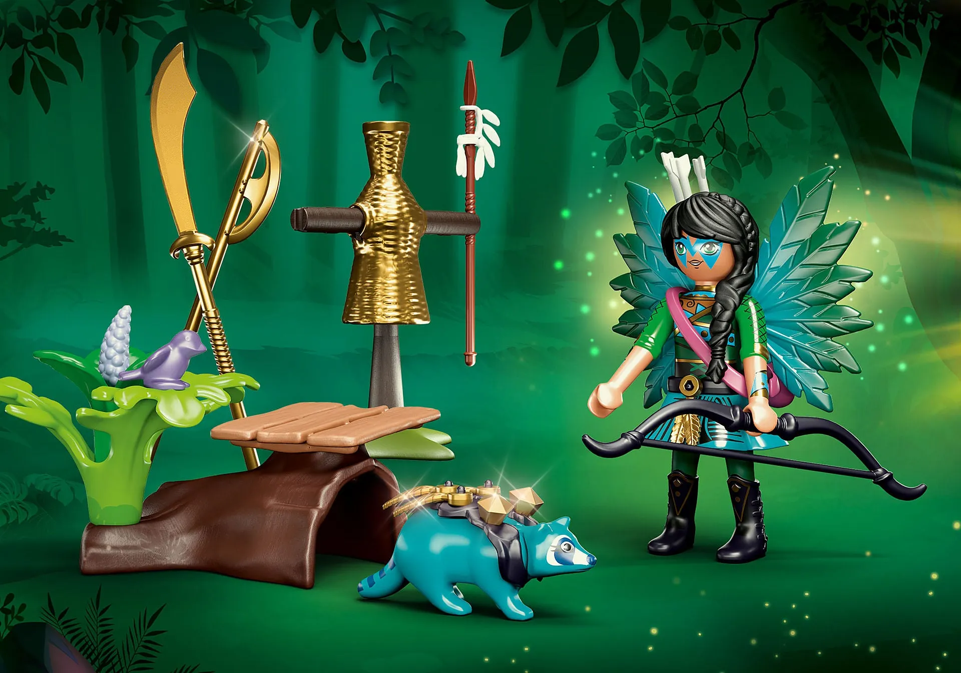 Playmobil 70905 Starter Pack Knight Fairy with raccoon