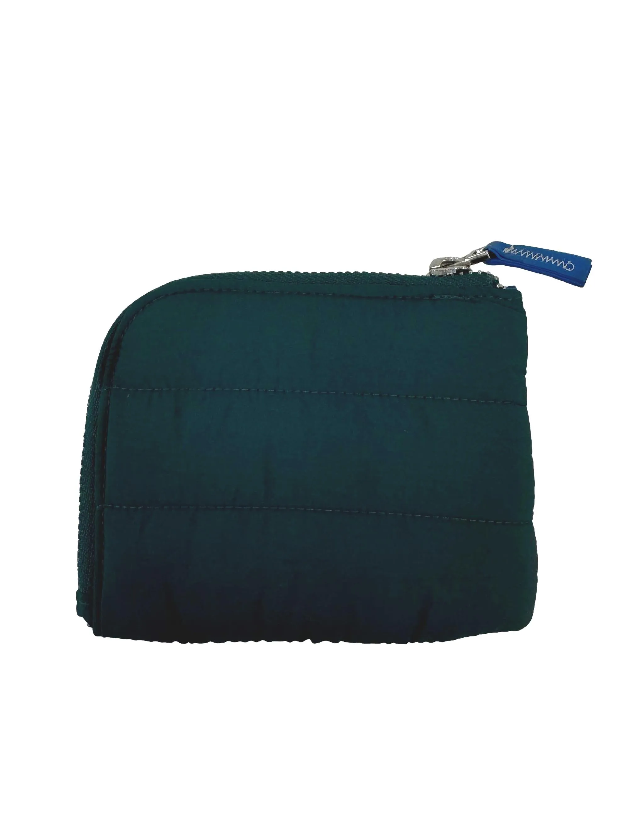 Poofy Wallet In Teal