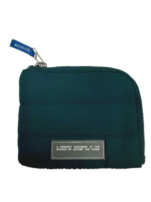 Poofy Wallet In Teal