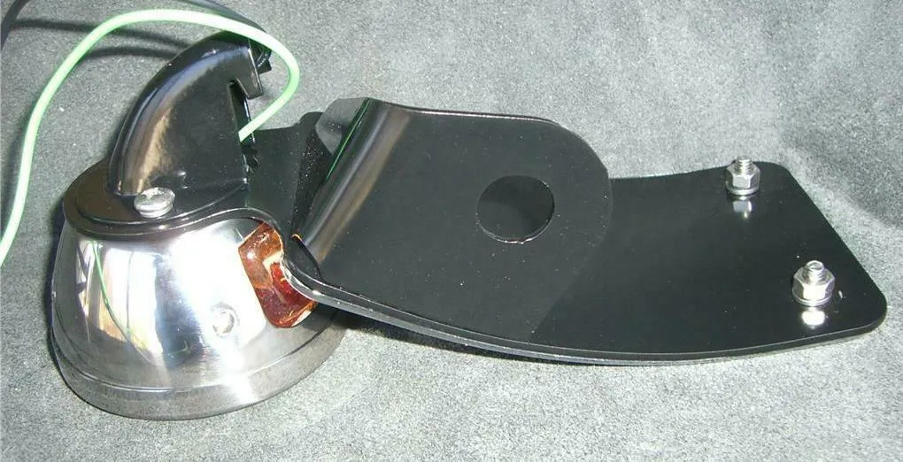 Powder coat Radius Tail light Chopper Harley Seat Frame