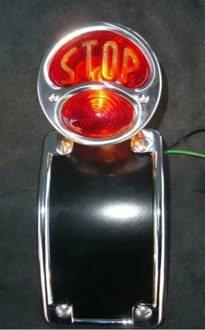 Powder coat Radius Tail light Chopper Harley Seat Frame