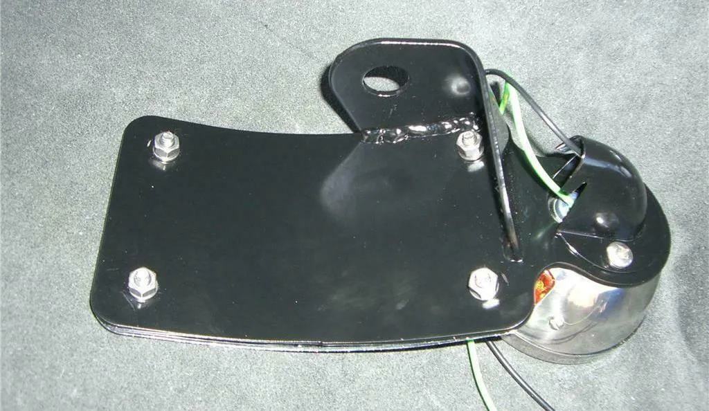 Powder coat Radius Tail light Chopper Harley Seat Frame