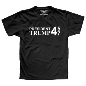President Trump 45 47 Premium T-Shirt (AM25)