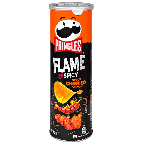 Pringles flame