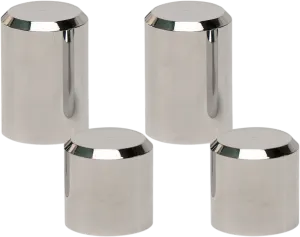 Pro Pad DSC-SMTH-CSET Billet Docking Station Chrome Smooth Cover - 4pc.