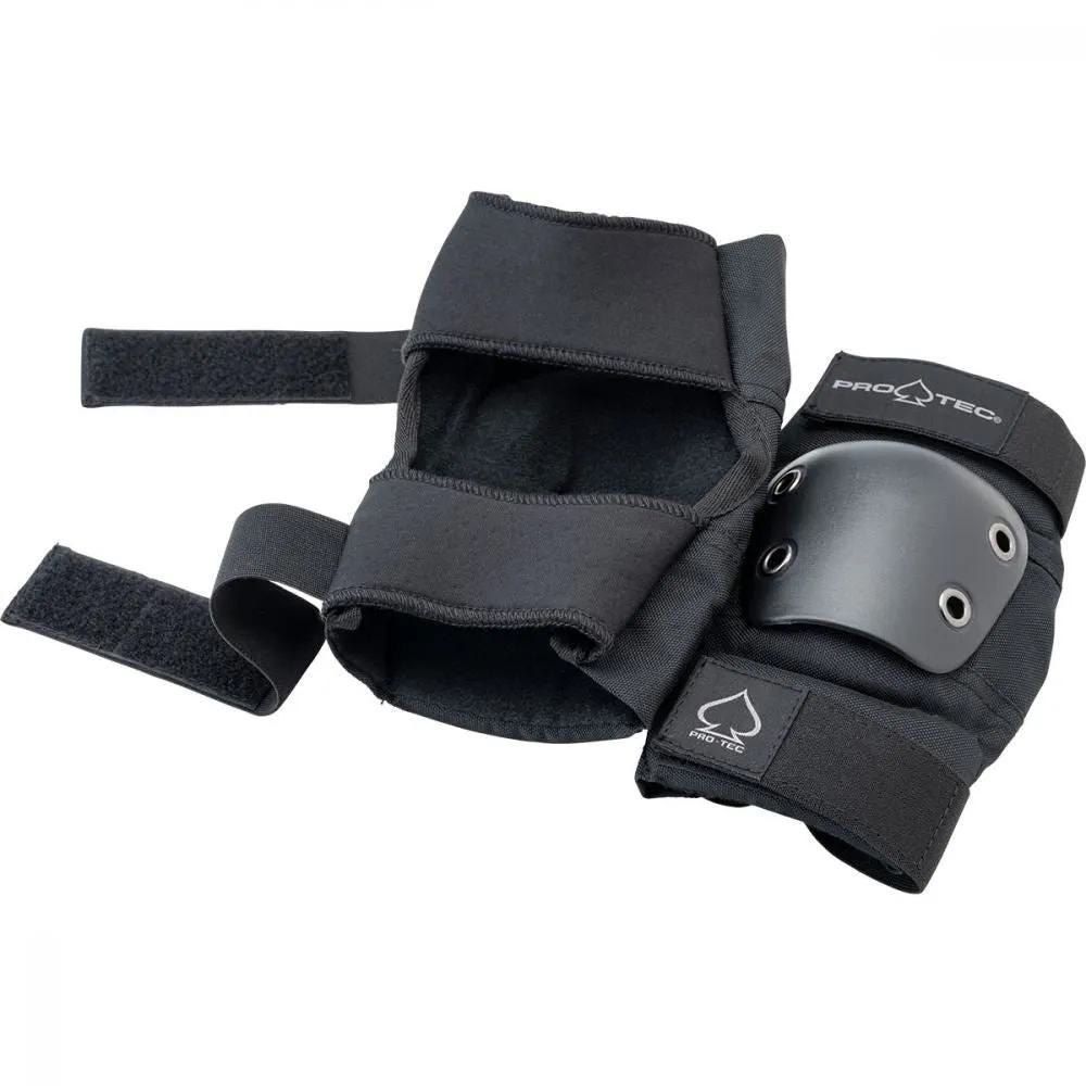 Pro-Tec Pads Street gear Junior 3 Pack Open - Black