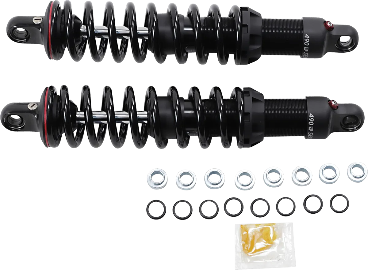 Progressive Suspension 490-1018 490 Standard Sport Series Shocks - 14in.  - Black