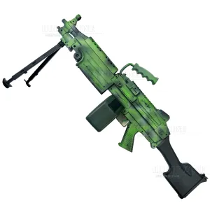 [R18 ] "Kiwifruit Burst" ZH M249 V2 Gel Ball Blaster [ID Check Required]