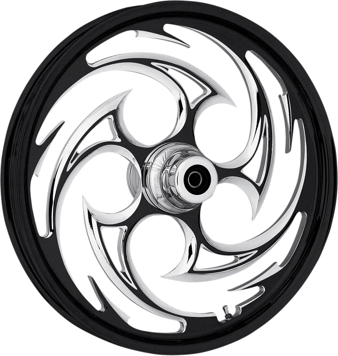 RC Components 18350-9974-85C Savage Rear Wheel - 18x3.5in. - Chrome