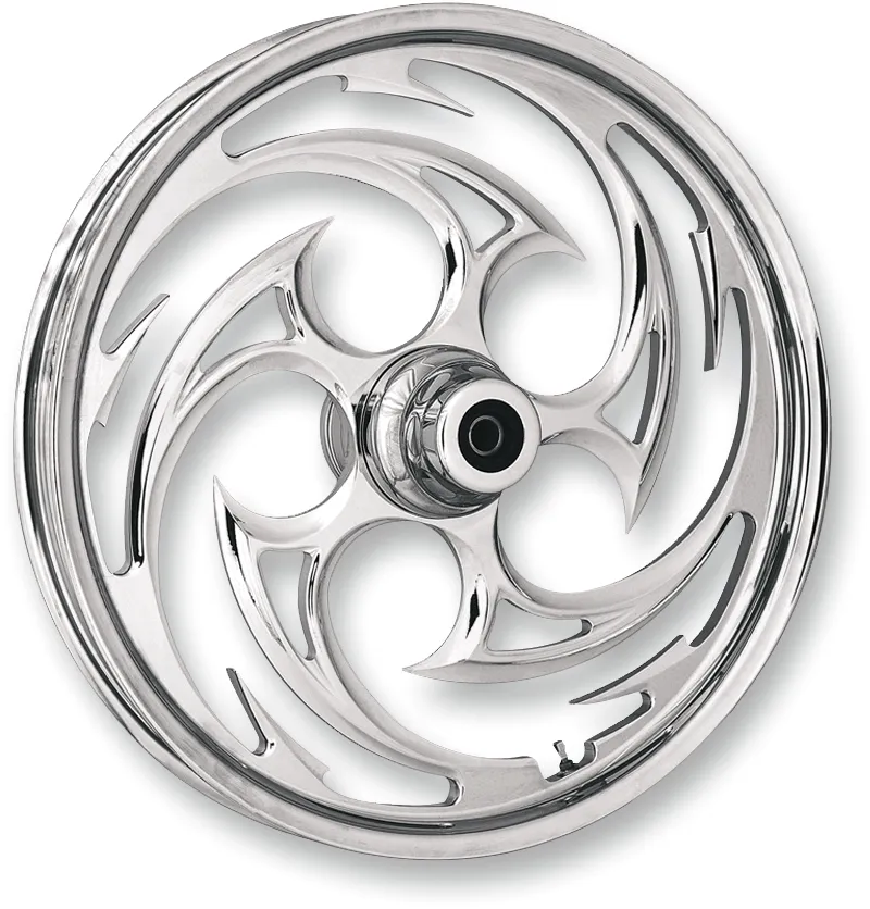 RC Components 18350-9974-85C Savage Rear Wheel - 18x3.5in. - Chrome