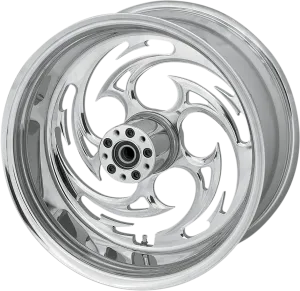 RC Components 18350-9974-85C Savage Rear Wheel - 18x3.5in. - Chrome