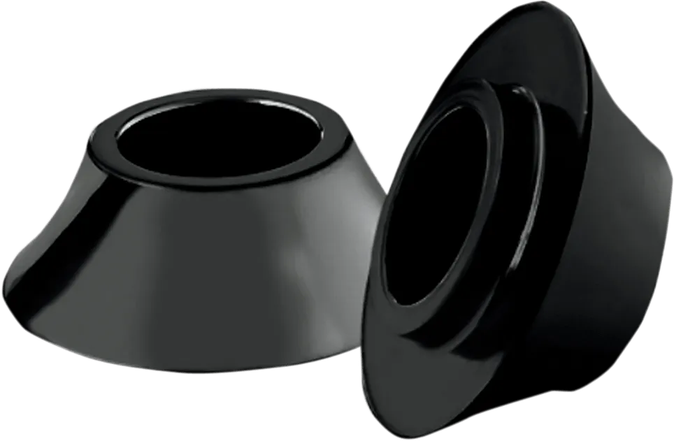RC Components HD-SPCR-1B Tapered Front Axle Spacers - Black