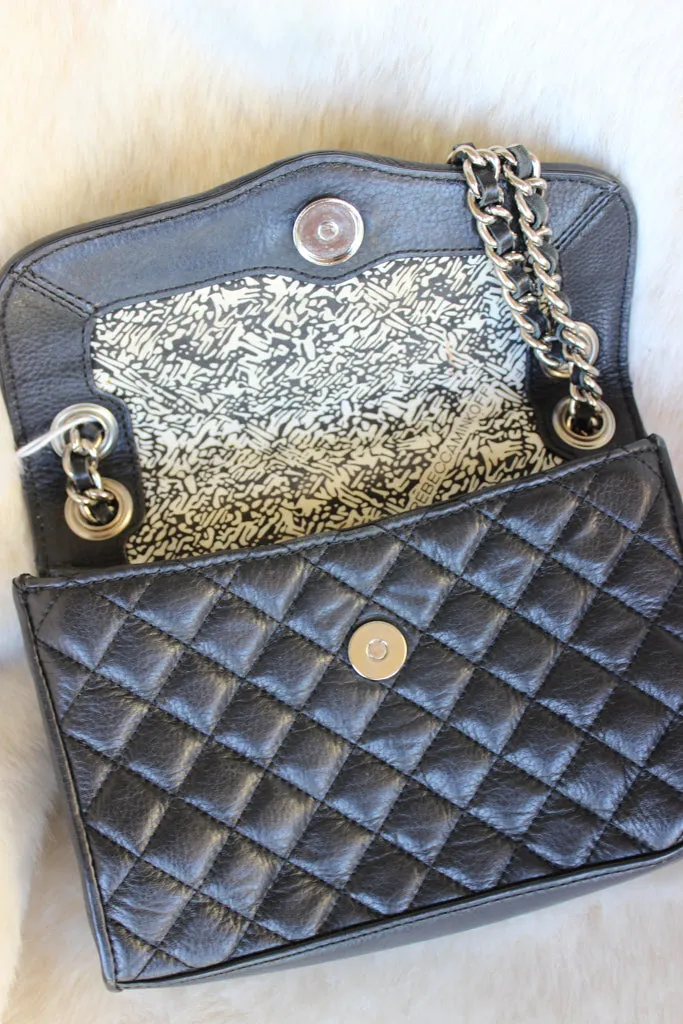 Rebecca Minkoff Mini "Quilted Affair" Purse in Black - One Size