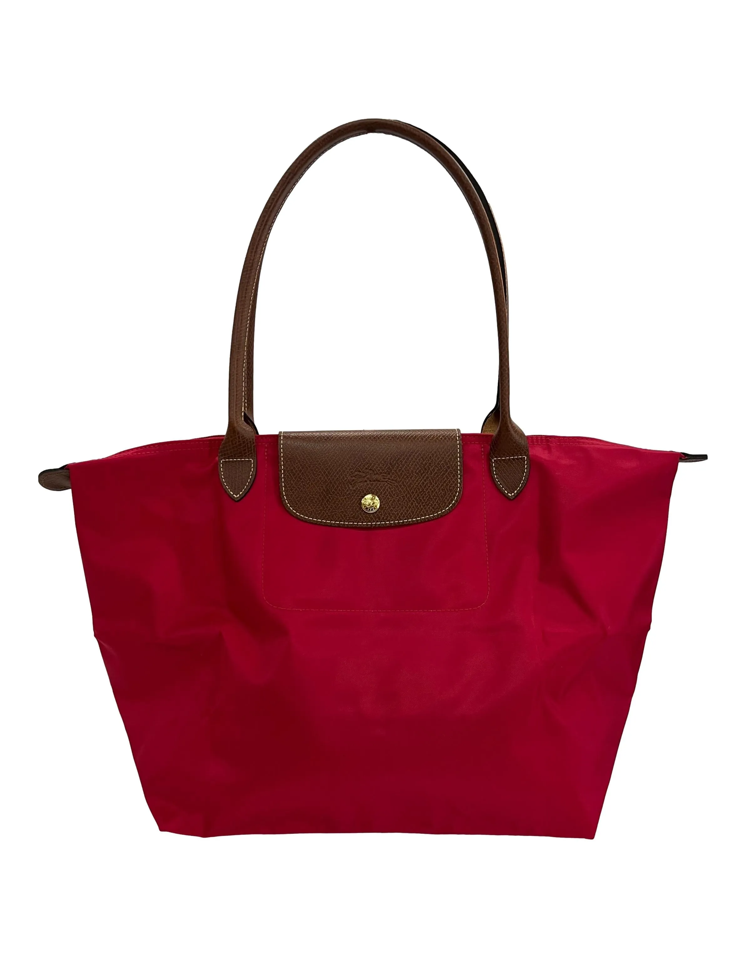 Red Le Pliage Handbag