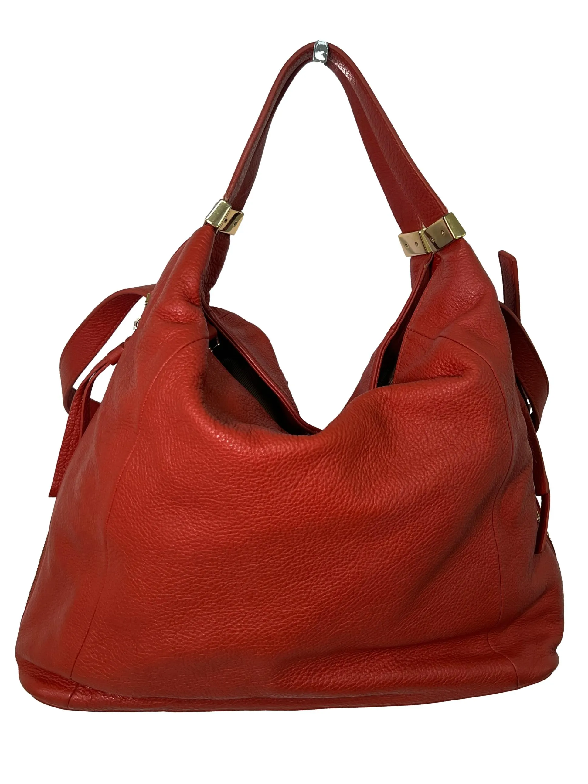 Red Leather Handbag