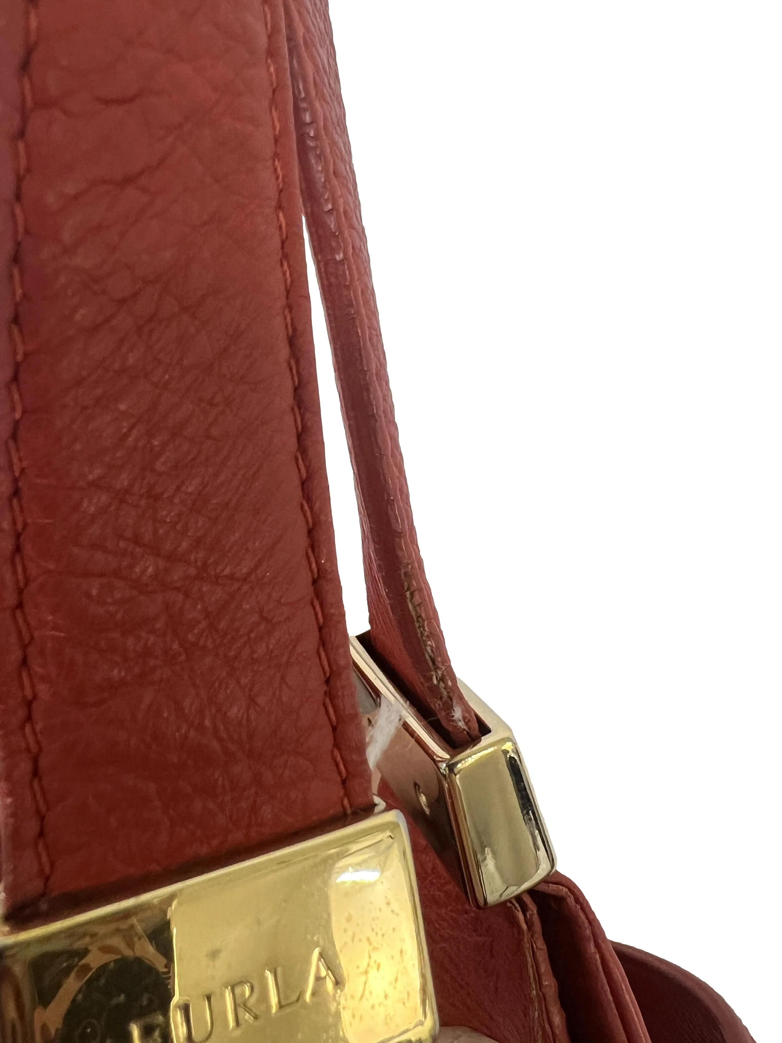 Red Leather Handbag