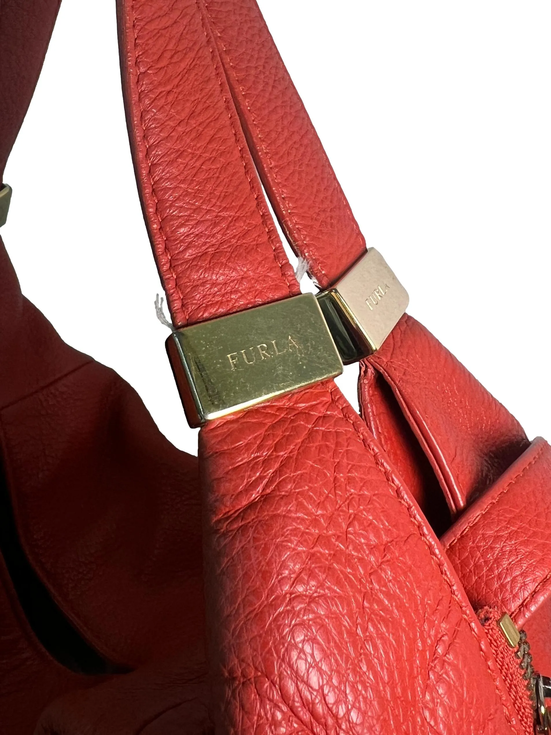 Red Leather Handbag
