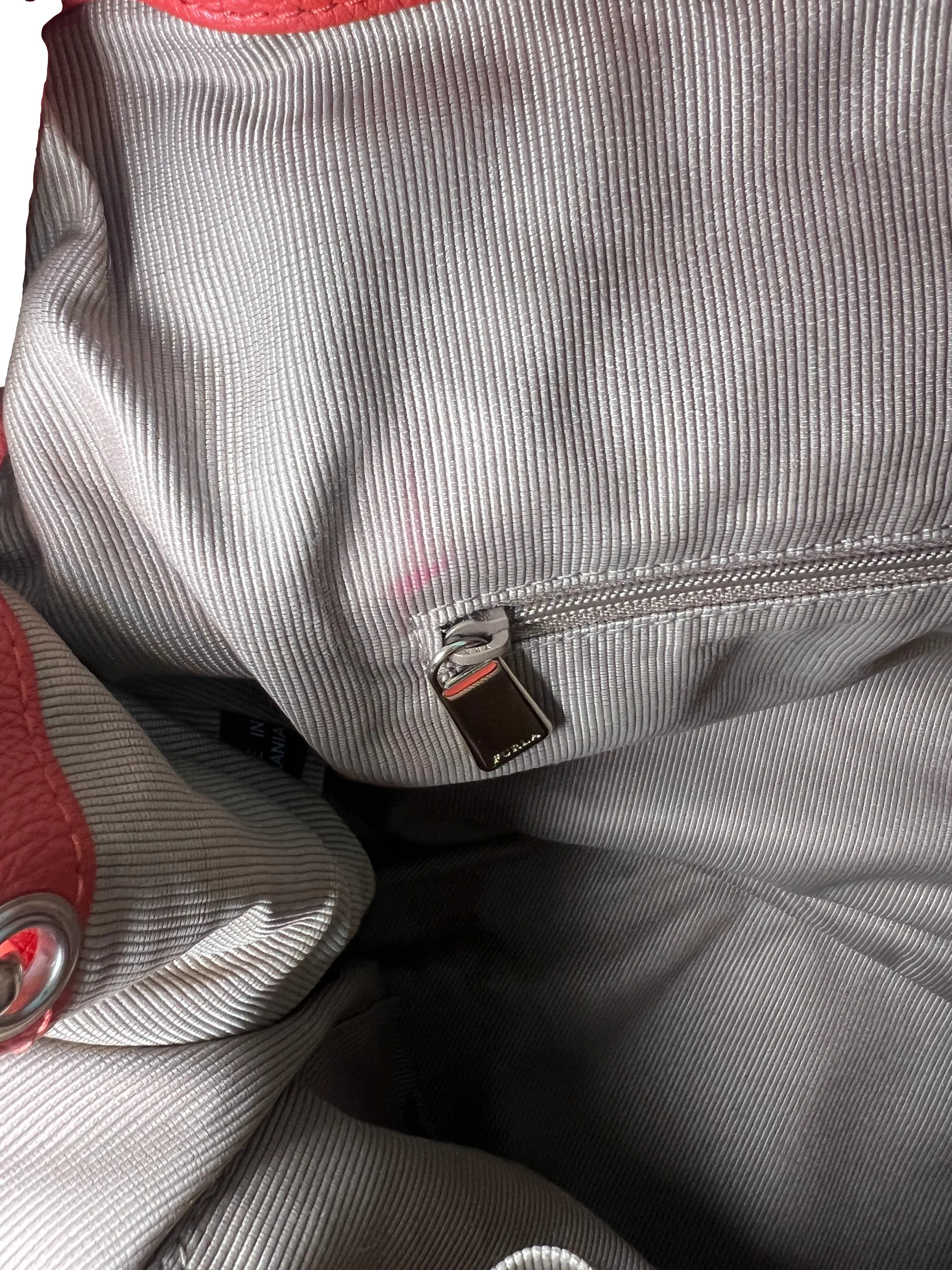 Red Leather Handbag
