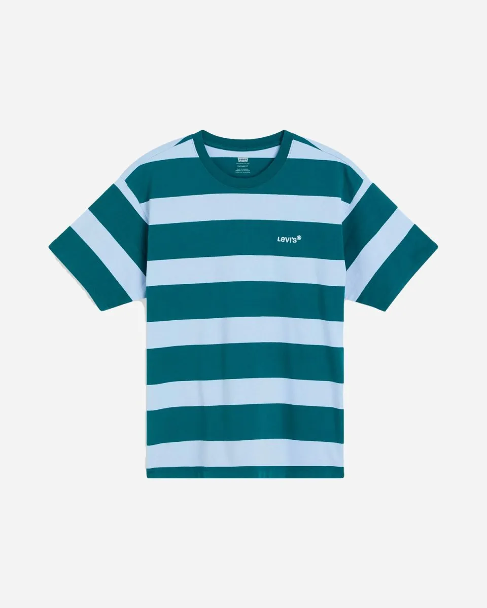 Red Tab Vintage Tee - Throwback Atlantic Deep