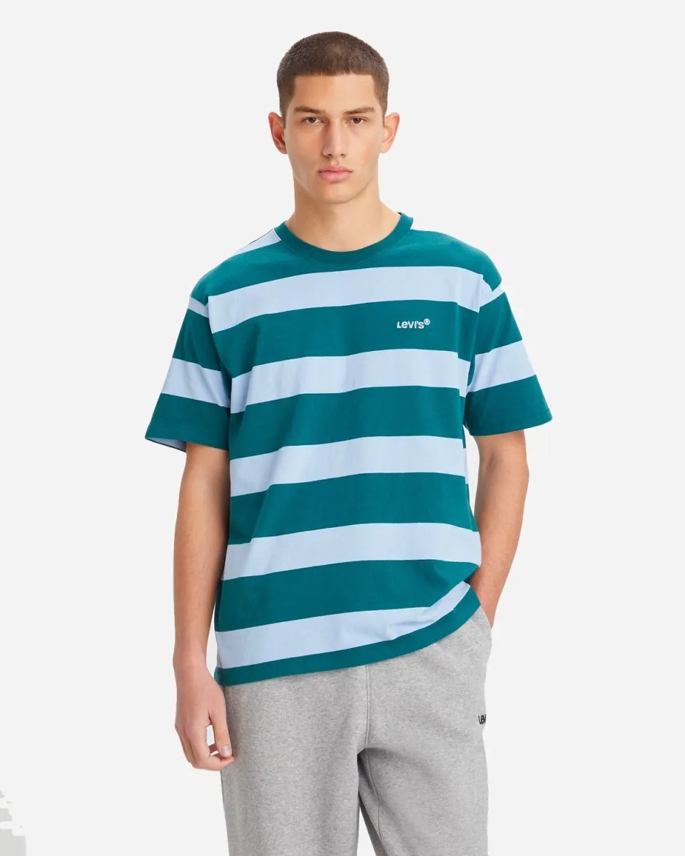 Red Tab Vintage Tee - Throwback Atlantic Deep