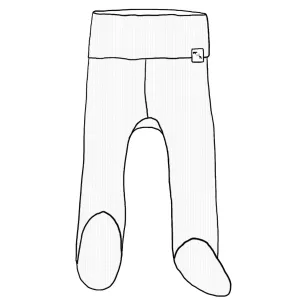 RIB KNIT - Footed Skinny Sweats
