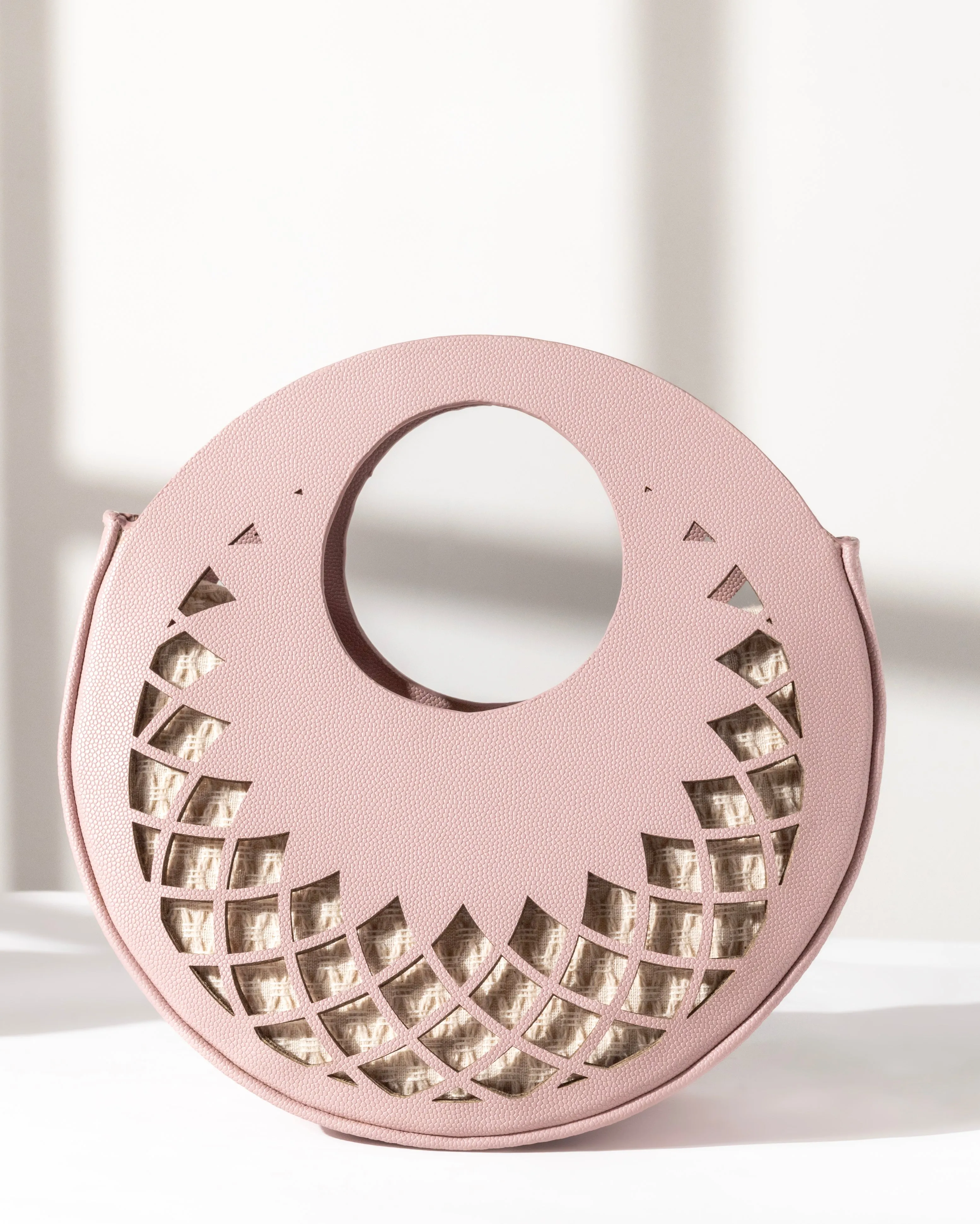 Rose pink Aurora Circle Bag