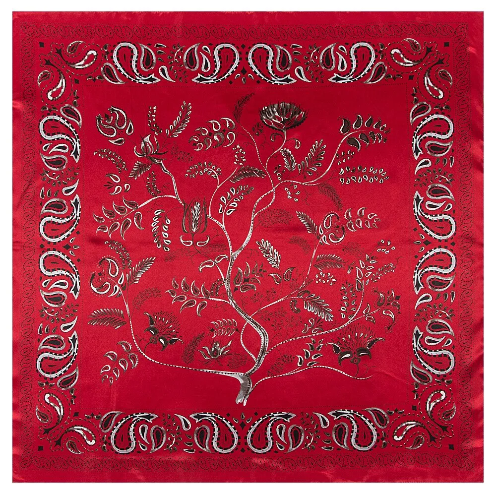 Rotes Paisley Tuch
