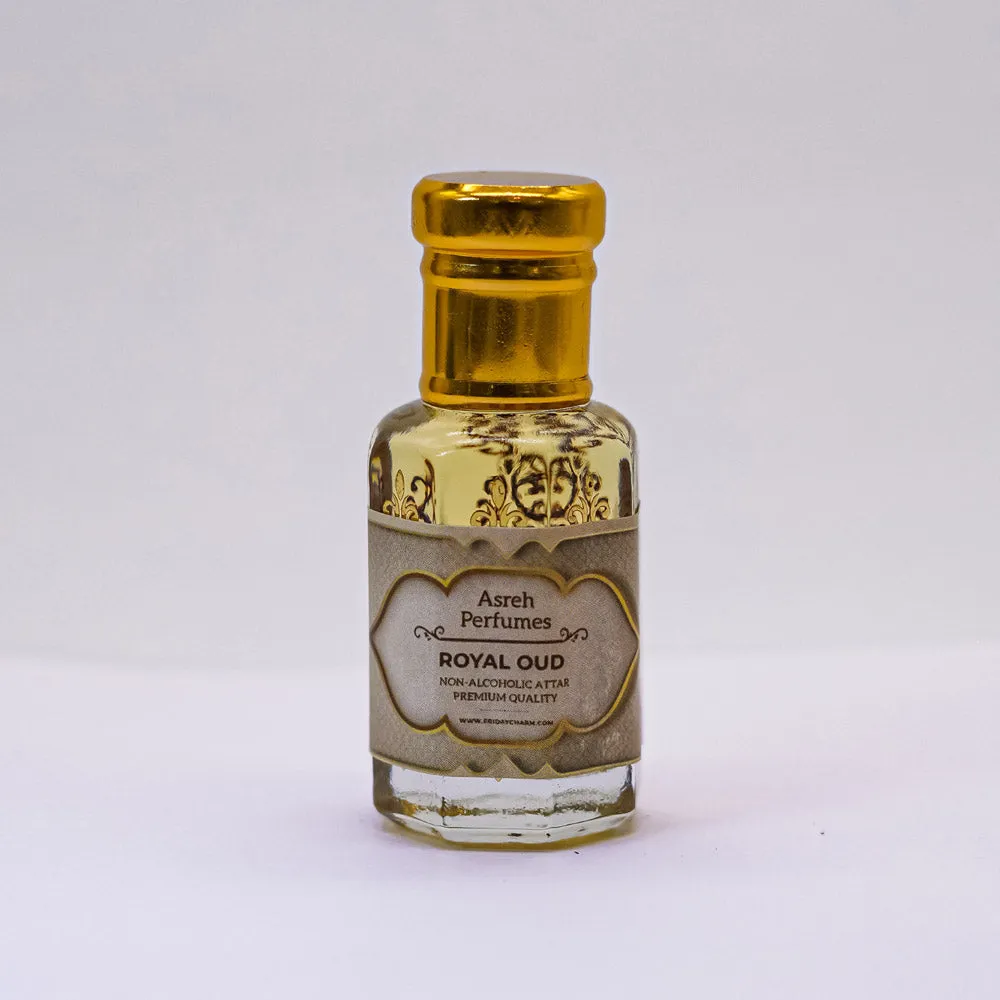 Royal Oud, Dehnul Oud & Amber Oud 12ml Each, Pack Of 3 - Asreh Premium Quality Attar