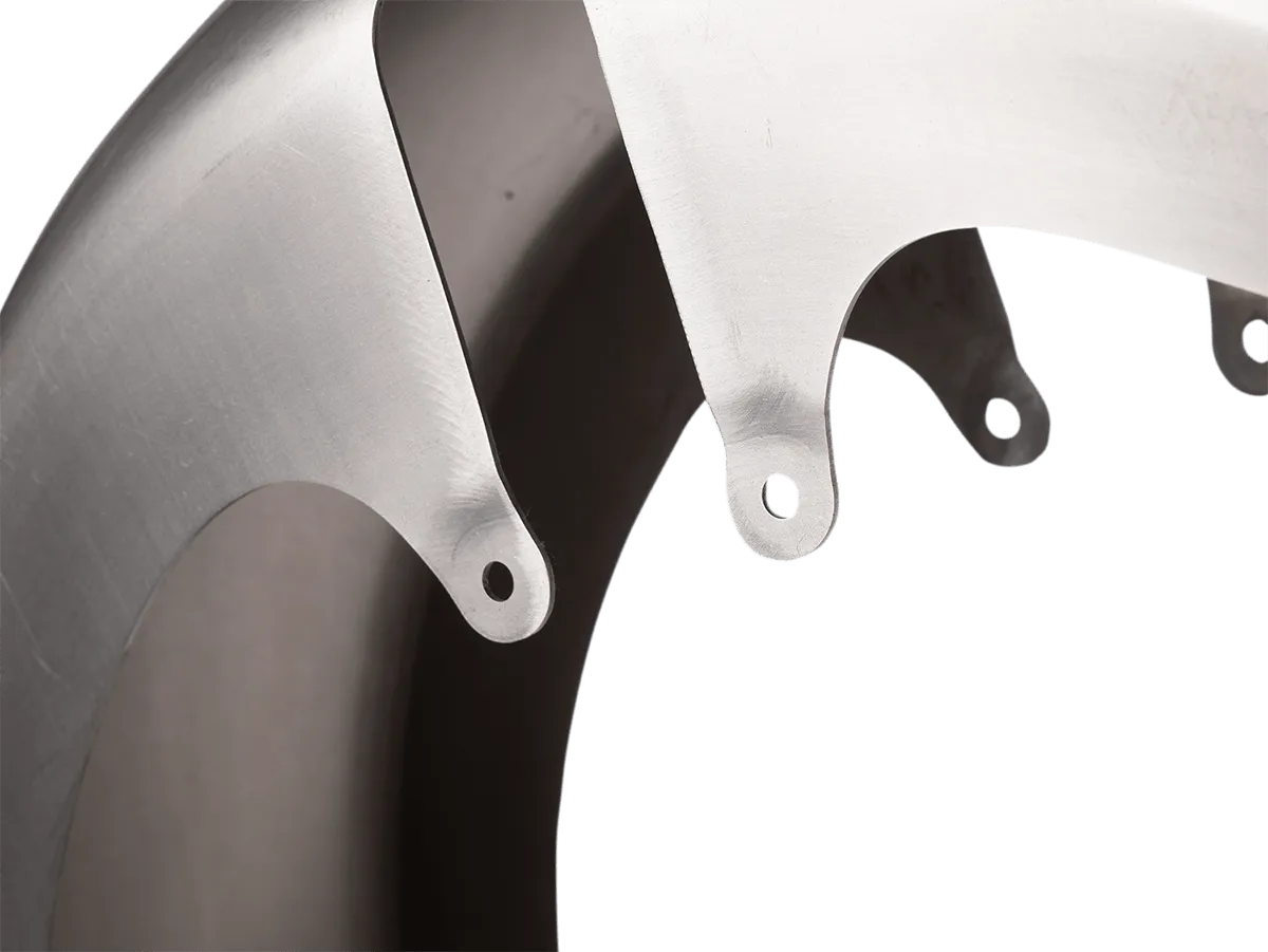Russ Wernimont Designs RWD-50250 Custom Dresser Front Fender - 8in. W for 18in. Front Wheel - 40in. L (LS-2 Style)