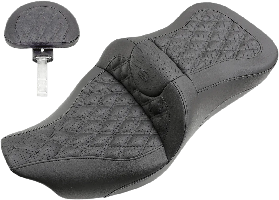 Saddlemen 808-07B-182BR Road Sofa LS Seat with Backrest