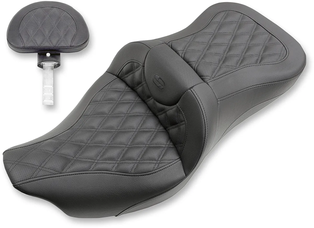 Saddlemen 808-07B-184 Extended Reach Road Sofa LS Seat without Drivers Backrest