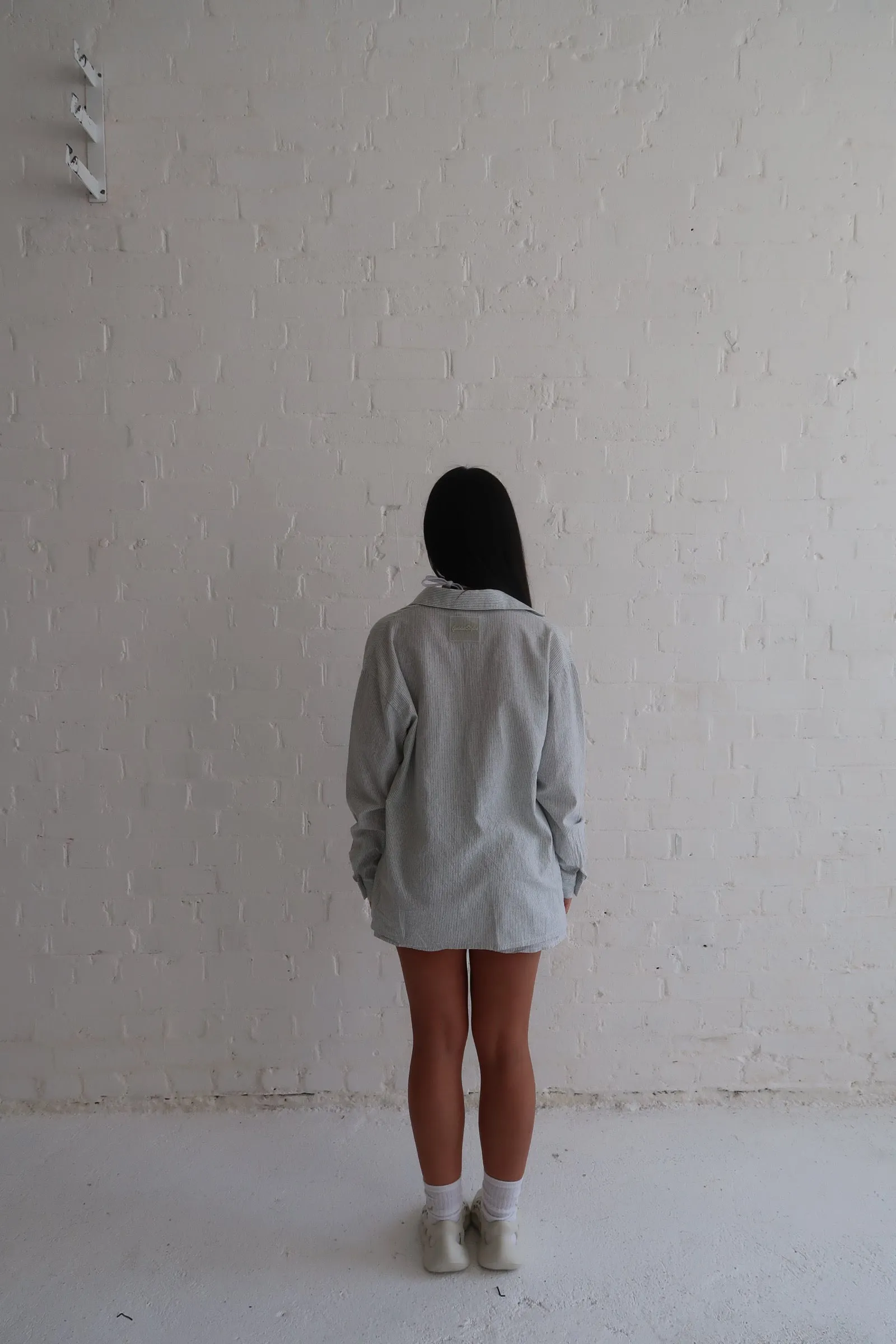 Sage Stripe Linen Shirt
