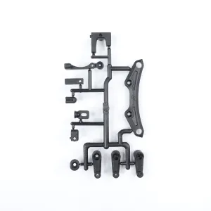 SAK-XS104 Front Upper Bumper and Servo Horn Set For Sakura XI Sport