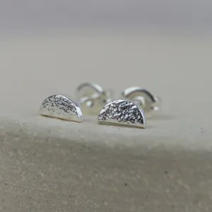 Sale - Sterling Silver Mini Studs Sunrise