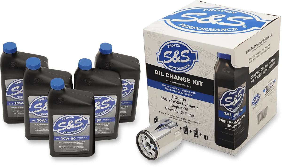 S&S Cycle 162233 Oil Change Kit