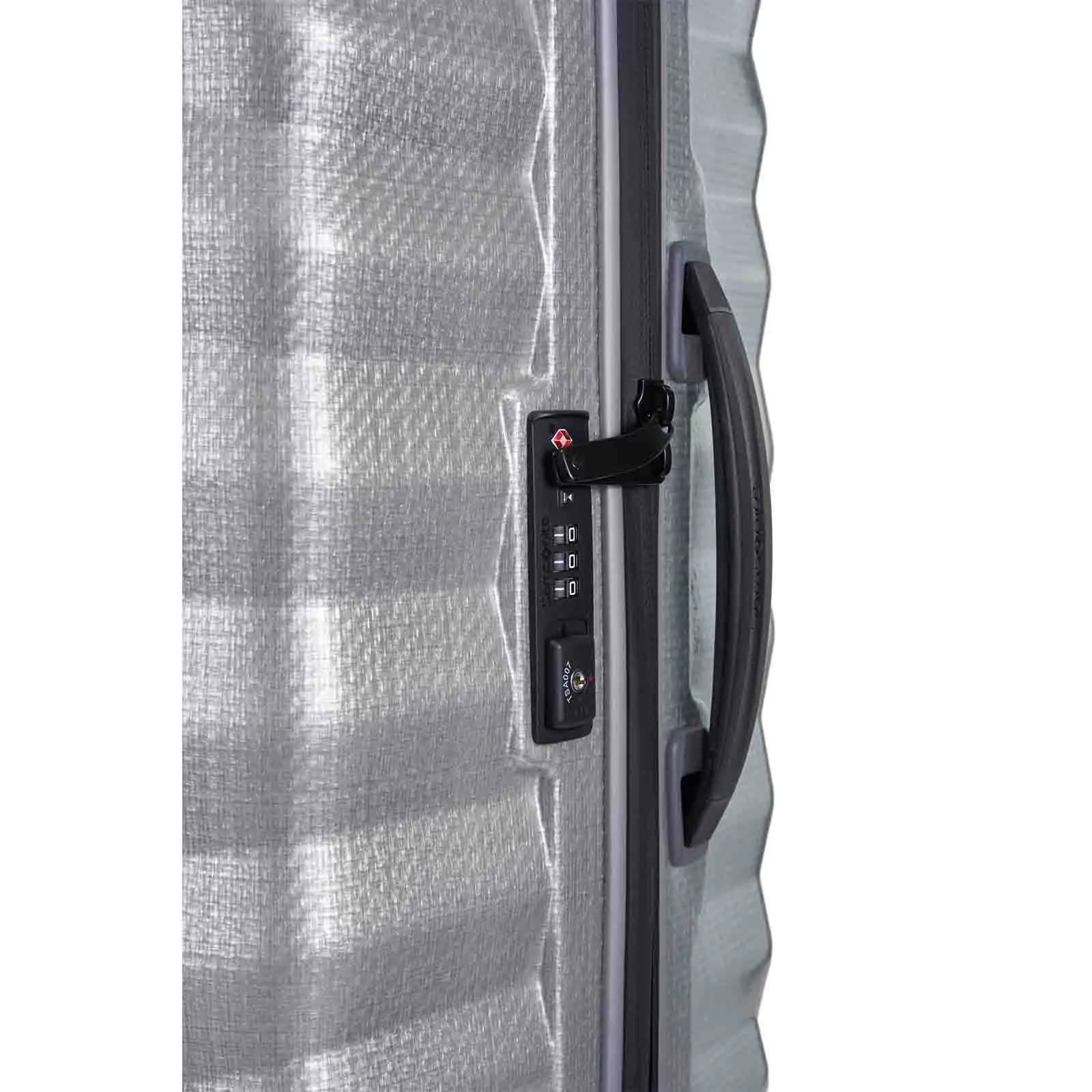 Samsonite Lite-Shock Sport 75cm Suitcase Silver